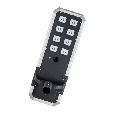 Die đúc nhôm nhà ở tất cả trong một ánh sáng mặt trời 80w 100w 120w cho đường cao hoặc bãi đậu xe