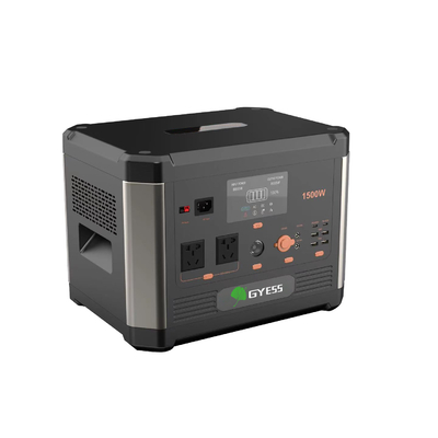 Trạm năng lượng pin di động 1,5kw với bảng điều khiển năng lượng mặt trời