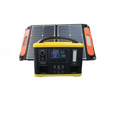Thiết kế mới 510WH Nhà máy điện 500w Nhà máy điện gia dụng ngoài trời di động cho khẩn cấp hoặc cắm trại