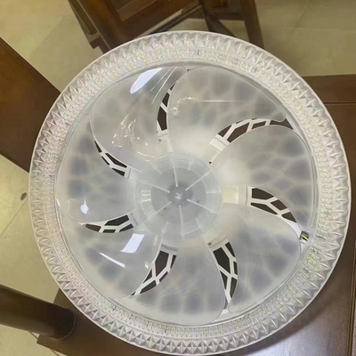 85-265V Văn phòng Nhà bếp 3 bánh Tốc độ gió Trần nhà Đèn quạt trần LED có thể tắt
