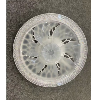 85-265V Văn phòng Nhà bếp 3 bánh Tốc độ gió Trần nhà Đèn quạt trần LED có thể tắt