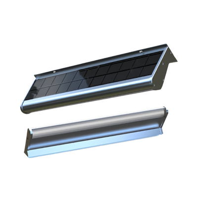 Kiểm tra nước năng lượng mặt trời 4w đến 18w tất cả trong một bảng quảng cáo biển báo An ninh ánh sáng cho sân sau
