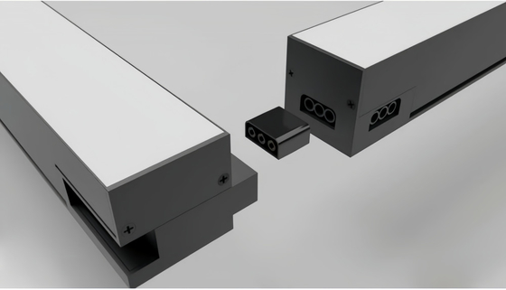 Miễn phí kết hợp đèn LED tuyến tính Đèn lên đến 1000w với đầu nối cho tòa nhà văn phòng Trung tâm mua sắm