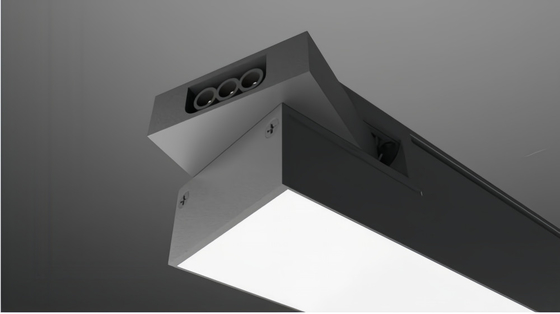 Miễn phí kết hợp đèn LED tuyến tính Đèn lên đến 1000w với đầu nối cho tòa nhà văn phòng Trung tâm mua sắm