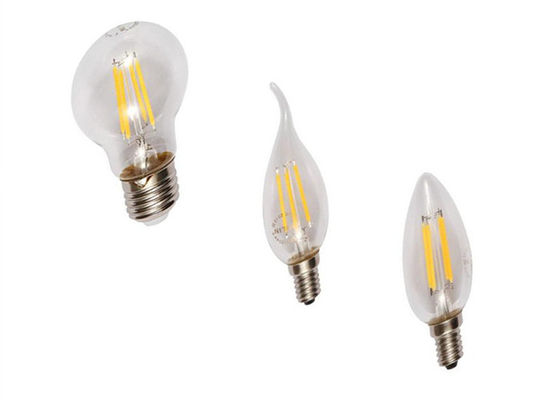 6W E27 LED có thể thay đổi độ sáng Hình dạng giọt nước dây tóc 2700K-6500K Thủy tinh Hiệu quả cao