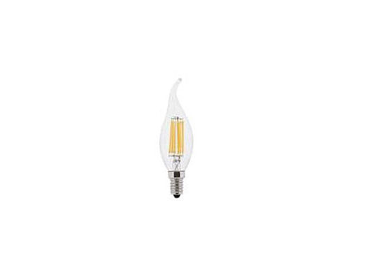 Bóng đèn LED dây tóc C35 2 Watt có đuôi, Bóng đèn dây tóc cổ điển Thủy tinh 4 chiếc