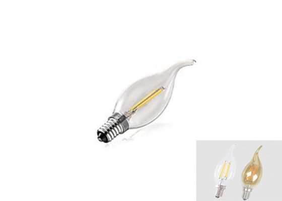 Bóng đèn LED dây tóc C35 Đuôi 4W 400LM E14 Chiếu sáng trong nhà Sân vườn trường học