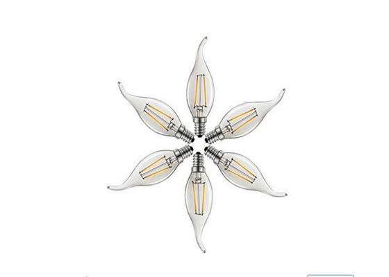 Bóng đèn dây tóc xoắn ốc trang trí LED, bóng đèn dây tóc nhỏ có đuôi ổn định
