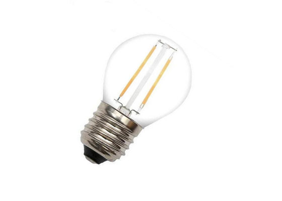 Bóng đèn LED dây tóc màu trắng ấm 2700K-6500K 4W E14 Tiêu thụ điện năng thấp hơn