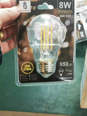 Bóng đèn LED dây tóc phong cách thời trang AC 176V - 264V Thiết kế tuổi thọ cao 30000 giờ