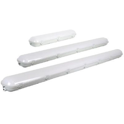 T8 Tube PC IP65 Nhà ở được xây dựng trong ánh sáng cảm biến 40w Led Tri Proof Fixture