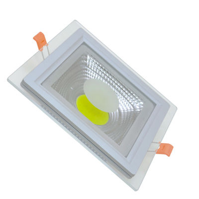 Đèn chiếu sáng COB phiên bản vuông 5w / 10w / 15w / 25w với vỏ nhôm và nắp kính