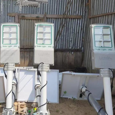 Bảng điều khiển năng lượng mặt trời bổ sung IP65 AL Aio Đèn đường năng lượng mặt trời hoạt động trong 3-4 ngày chạy