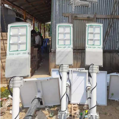 Bảng điều khiển năng lượng mặt trời bổ sung IP65 AL Aio Đèn đường năng lượng mặt trời hoạt động trong 3-4 ngày chạy