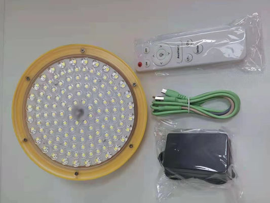 Đèn sạc khẩn cấp năng lượng mặt trời Ufo 120w với chức năng nhấp nháy màu đỏ và xanh