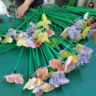 Cri70 chiều cao 1m 1,2m Đèn hoa năng lượng mặt trời cho công viên nghỉ mát