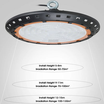 Độ sáng cao 30000h Ip65 Ufo Led High Bay Light 200w