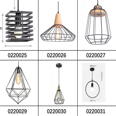SMD2835 E27 Cơ sở Led Hang Light Khách sạn Quán cà phê và nhà hàng