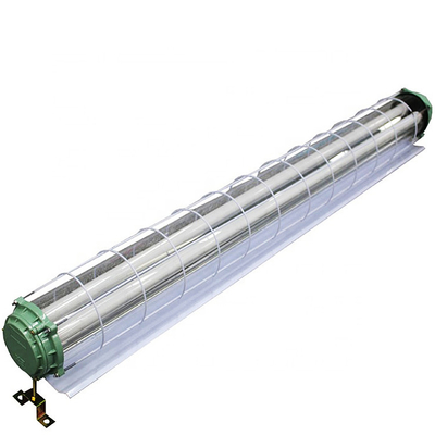 Vật liệu sắt Thiết bị đèn LED chống cháy nổ 2xT8 có bóng râm để khai thác