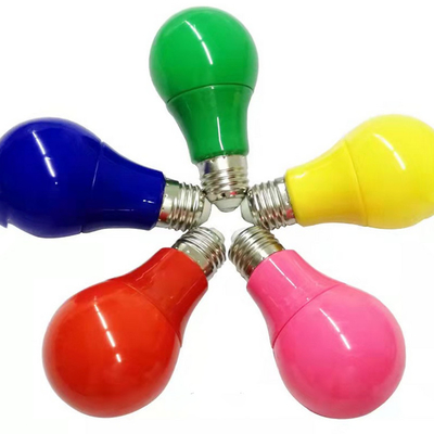 B22 Bóng đèn Led trong nhà 3w 5w Vỏ màu khác nhau cho các bữa tiệc