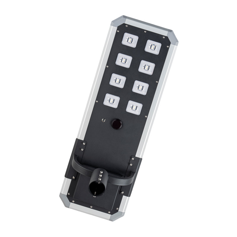 Die đúc nhôm nhà ở tất cả trong một ánh sáng mặt trời 80w 100w 120w cho đường cao hoặc bãi đậu xe