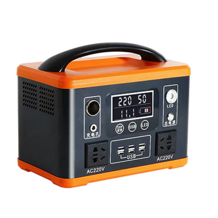 Thiết kế mới 510WH Nhà máy điện 500w Nhà máy điện gia dụng ngoài trời di động cho khẩn cấp hoặc cắm trại