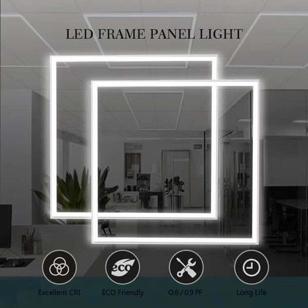 Bảng điều khiển LED Phiên bản vuông nhẹ cho văn phòng và trung tâm mua sắm